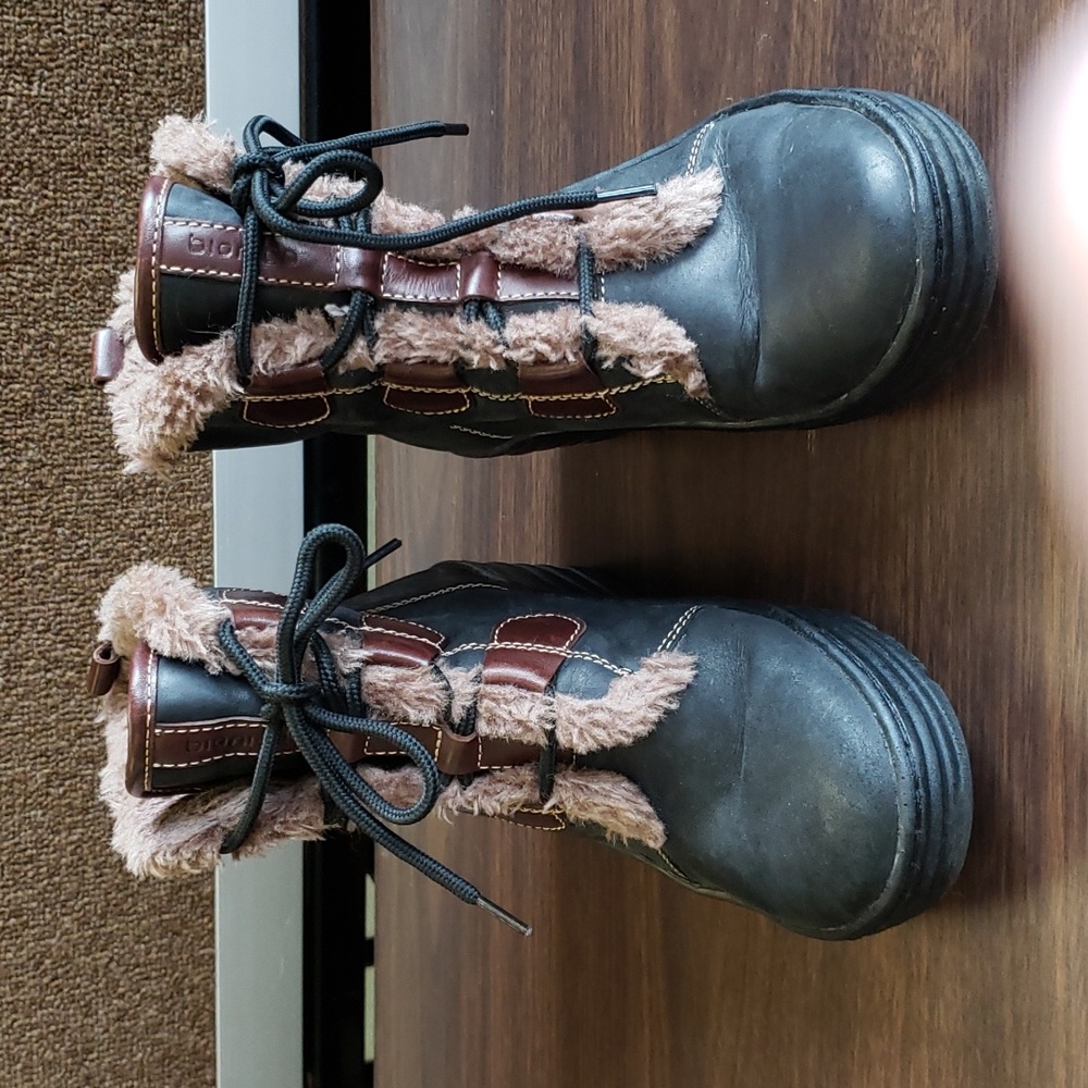 Bionica Geneva faux fur-lined boots